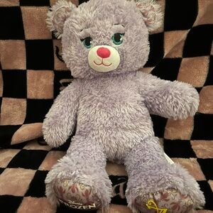 Build-A-Bear Purple Stuffed Animal Plush Anna